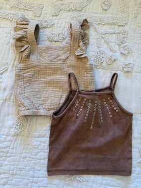 Zara girls tank top lot size 3/4 yrs
